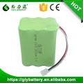 El paquete de batería recargable de GLE NIMH 17670 3600mah 7.2v para el aspirador hace en los surtidores de China